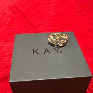 Kay jewelers 10k yellow Gold Heart Ring